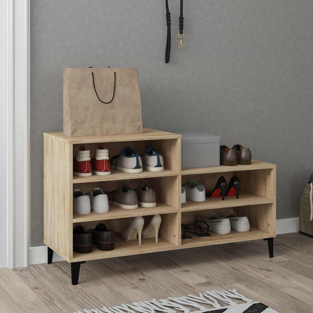 Ormarić za cipele sjajni 102x36x60 cm konstruirano drvo