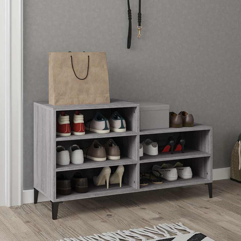 Ormarić za cipele sjajni 102x36x60 cm konstruirano drvo