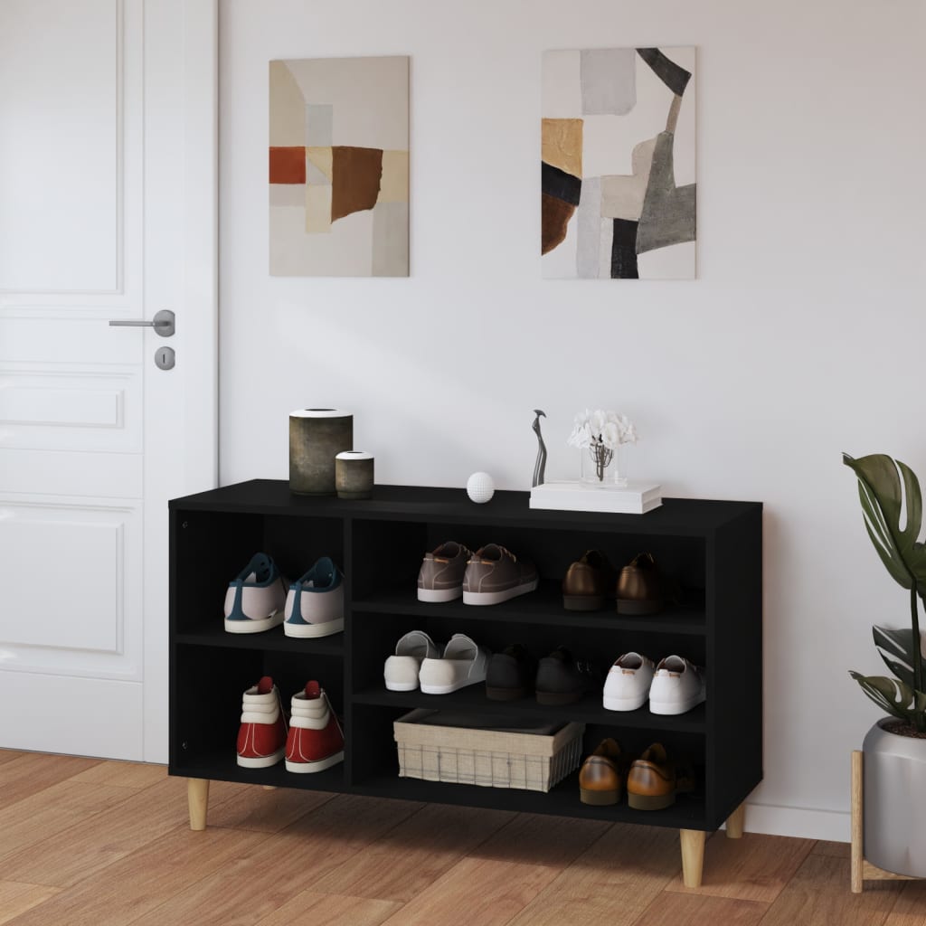 Ormarić za cipele crni 102 x 36 x 60 cm od konstruiranog drva