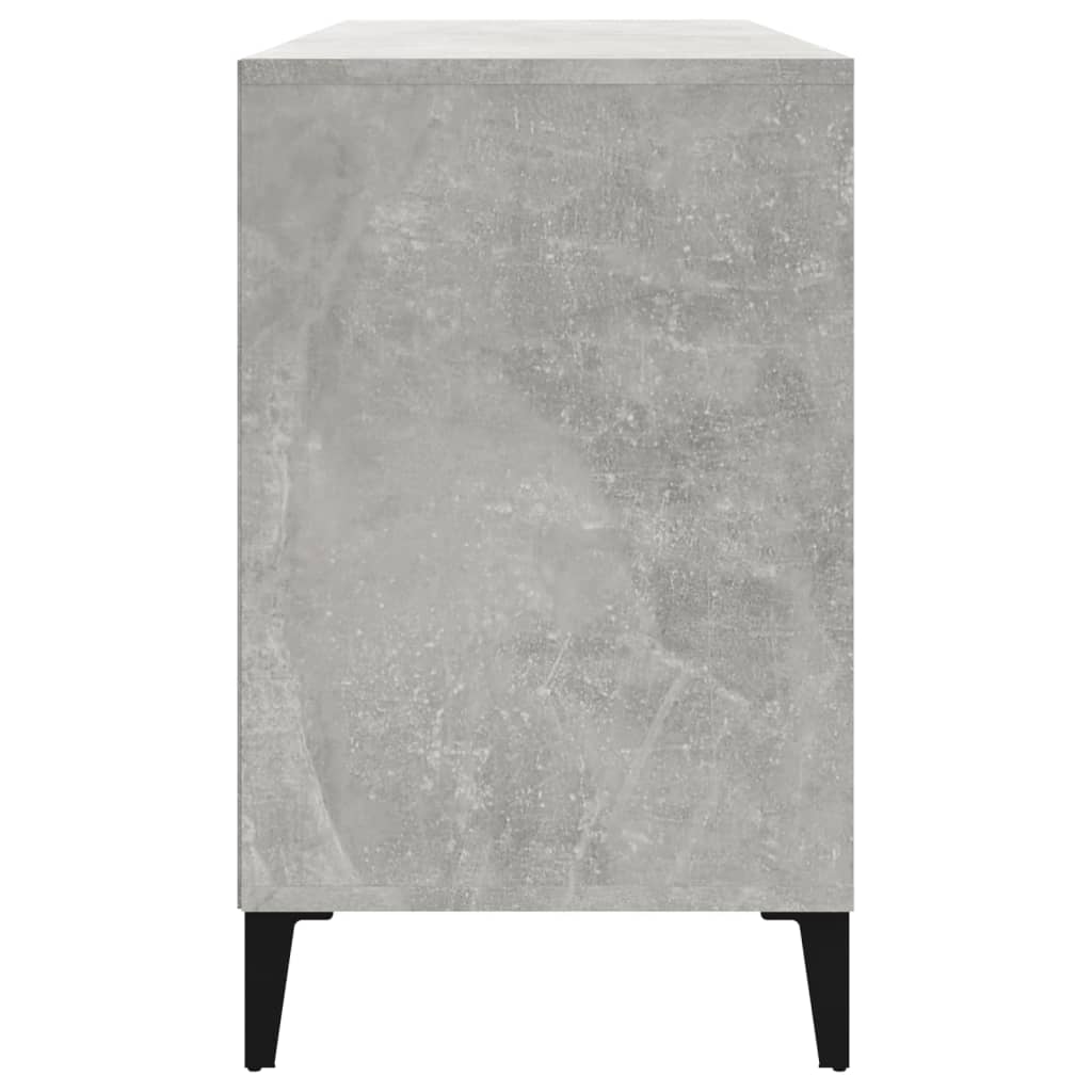 Ormarić za cipele boja betona 102x36x60 cm konstruirano drvo