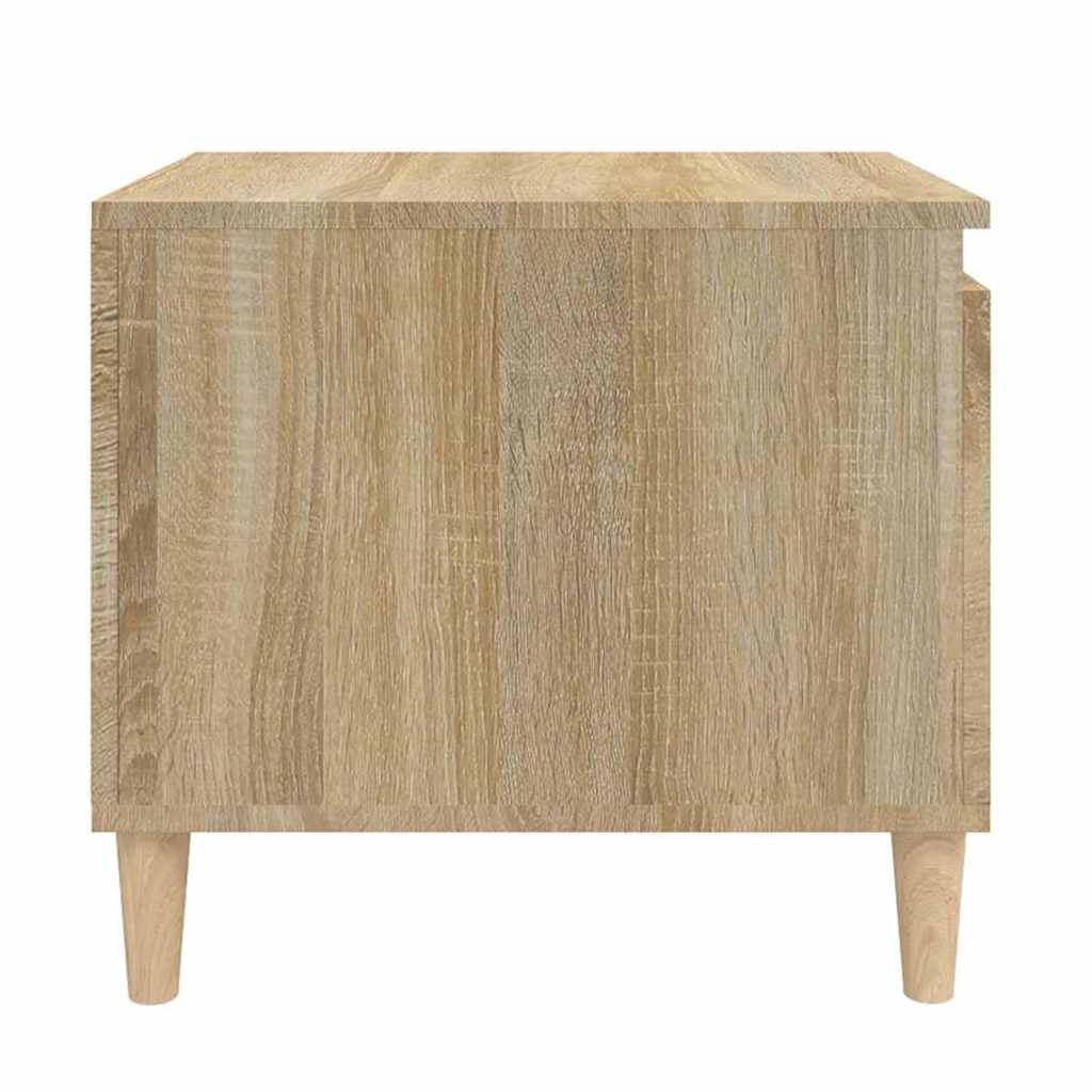 Stolić za kavu boja hrasta 100 x 50 x 45 cm konstruirano drvo Smeđa