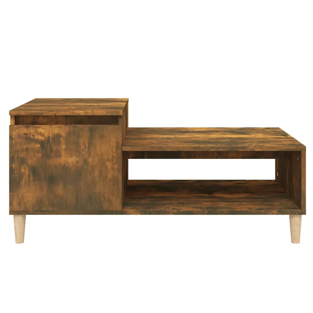 Stolić za kavu boja hrasta 100x50x45 cm konstruirano drvo