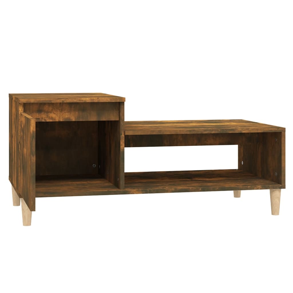 Stolić za kavu boja hrasta 100x50x45 cm konstruirano drvo