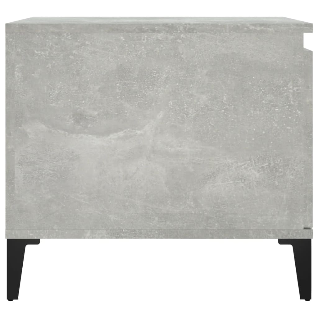 Stolić za kavu boja betona 100x50x45 cm od konstruiranog drva