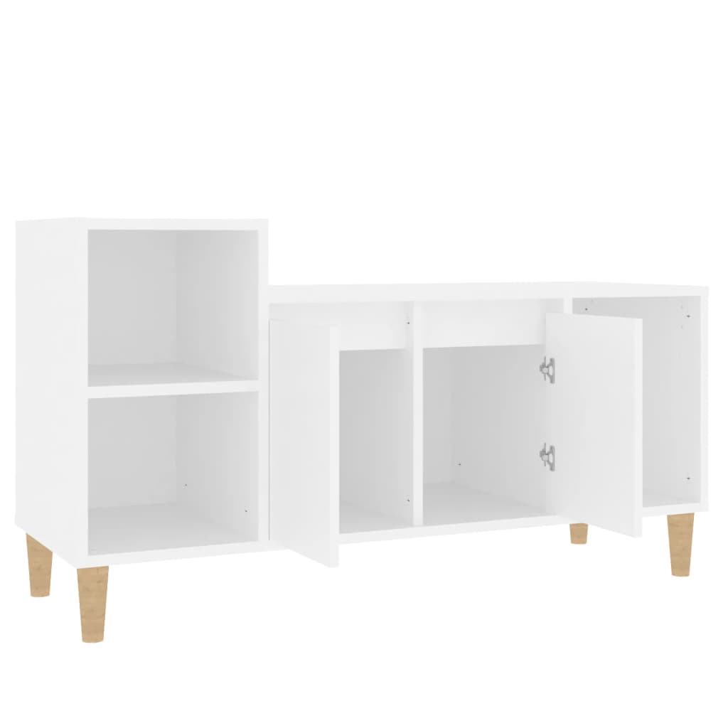 TV ormarić bijeli 100 x 35 x 55 cm od konstruiranog drva