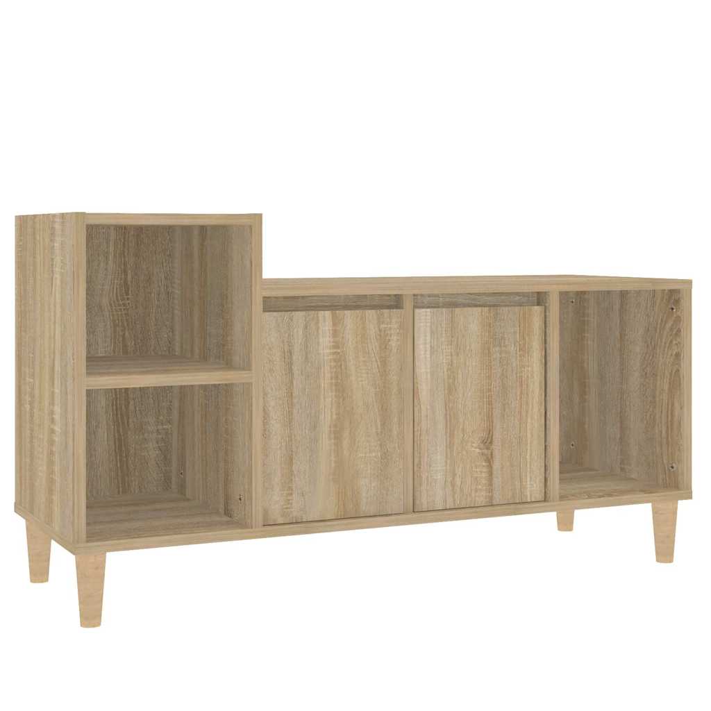 TV ormarić boja hrasta sonome 100x35x55 cm konstruirano drvo Smeđa