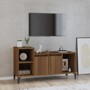 TV ormarić boja smeđeg hrasta 100x35x55 cm konstruirano drvo