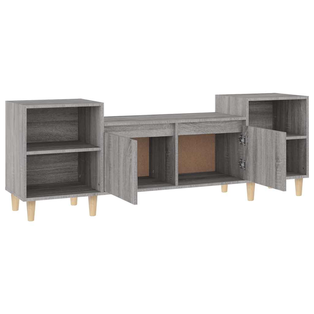 TV ormarić boja hrasta sonome 160x35x55 cm konstruirano drvo Siva
