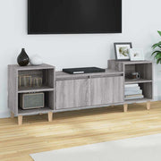 TV ormarić boja hrasta sonome 160x35x55 cm konstruirano drvo Siva