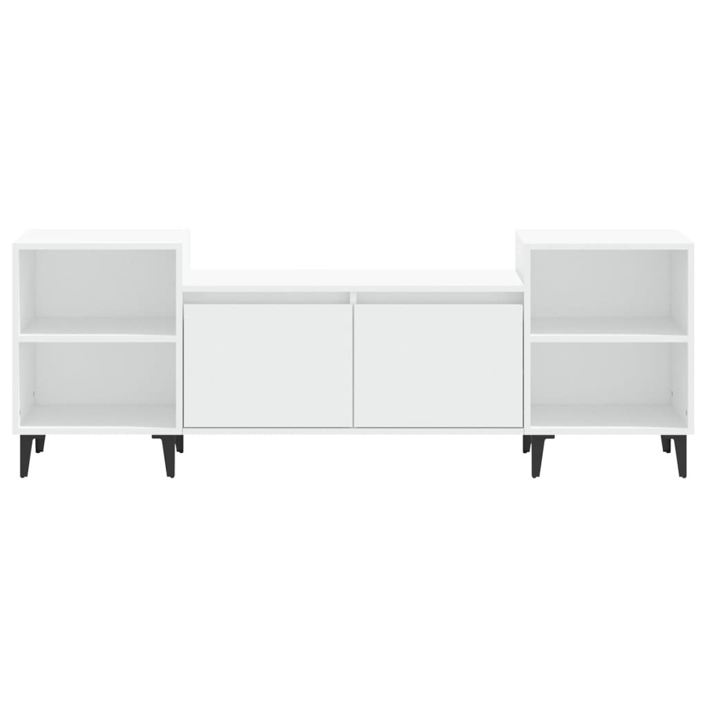 TV ormarić bijeli 160 x 35 x 55 cm od konstruiranog drva
