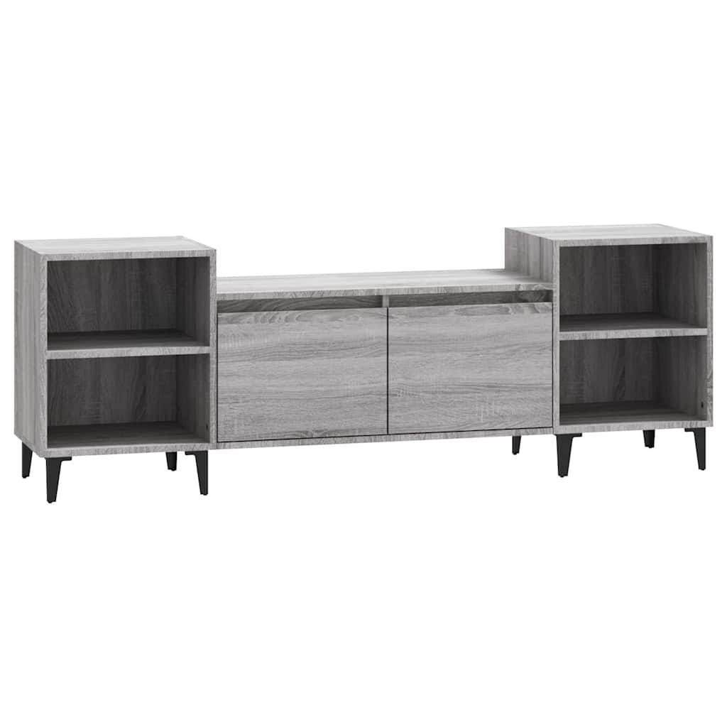 TV ormarić boja hrasta sonome 160x35x55 cm konstruirano drvo Siva