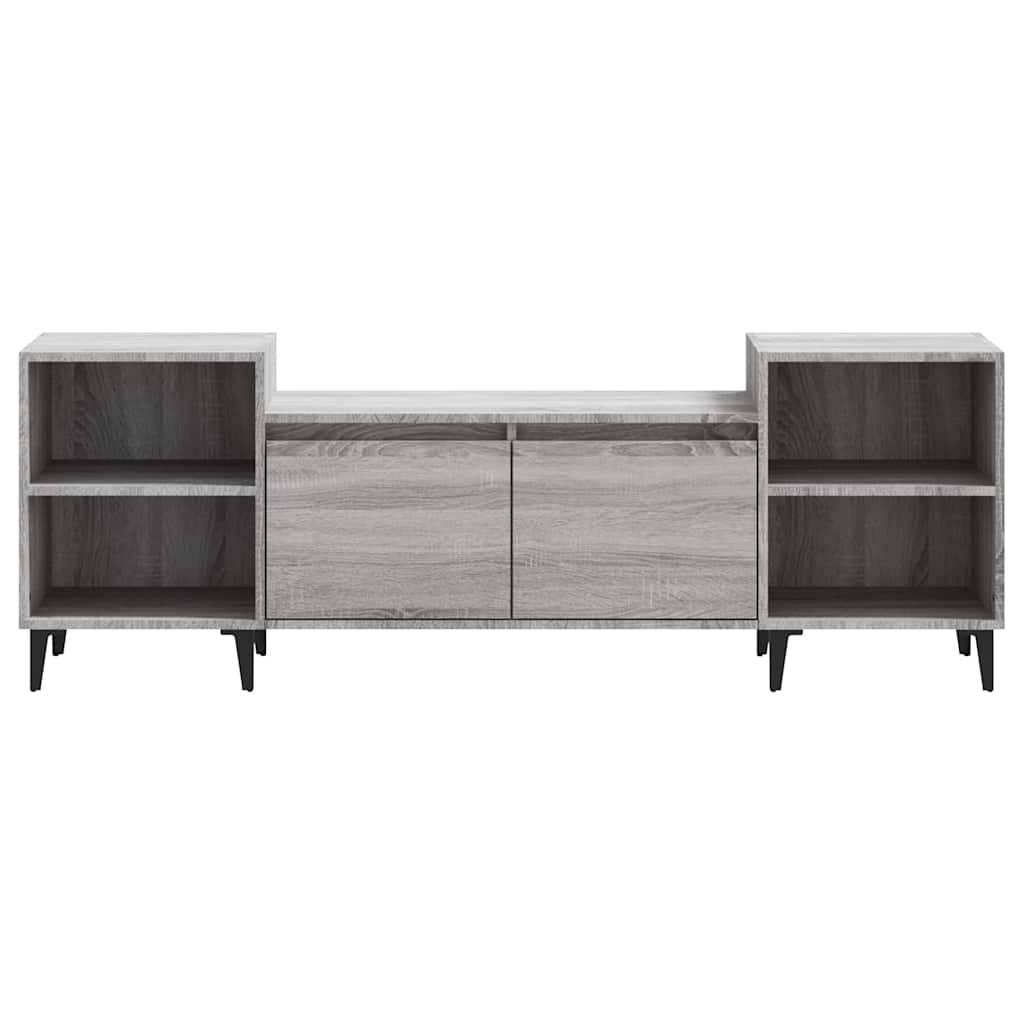 TV ormarić boja hrasta sonome 160x35x55 cm konstruirano drvo Siva