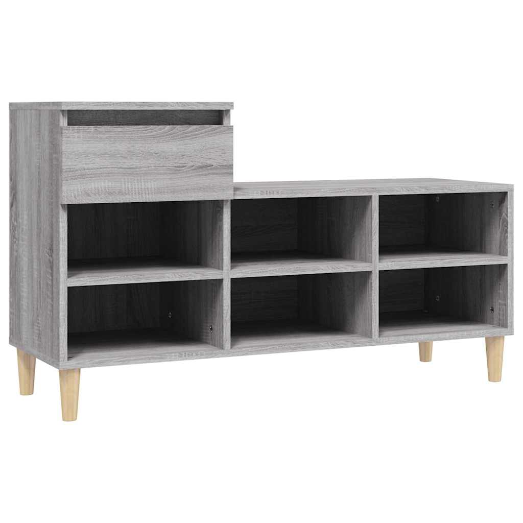 Ormarić za cipele boja hrasta 102x36x60 cm konstruirano drvo