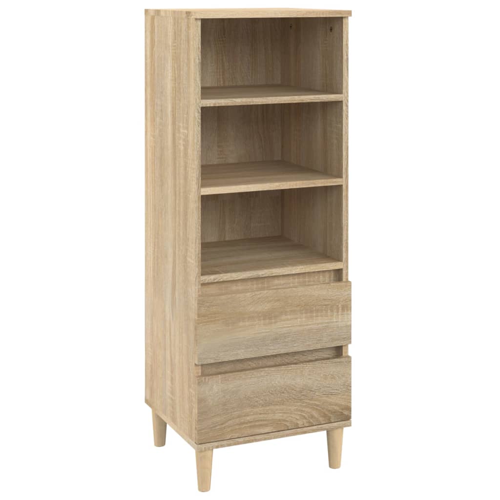 Visoka komoda hrasta sonome 40x36x110 cm od konstruiranog drva