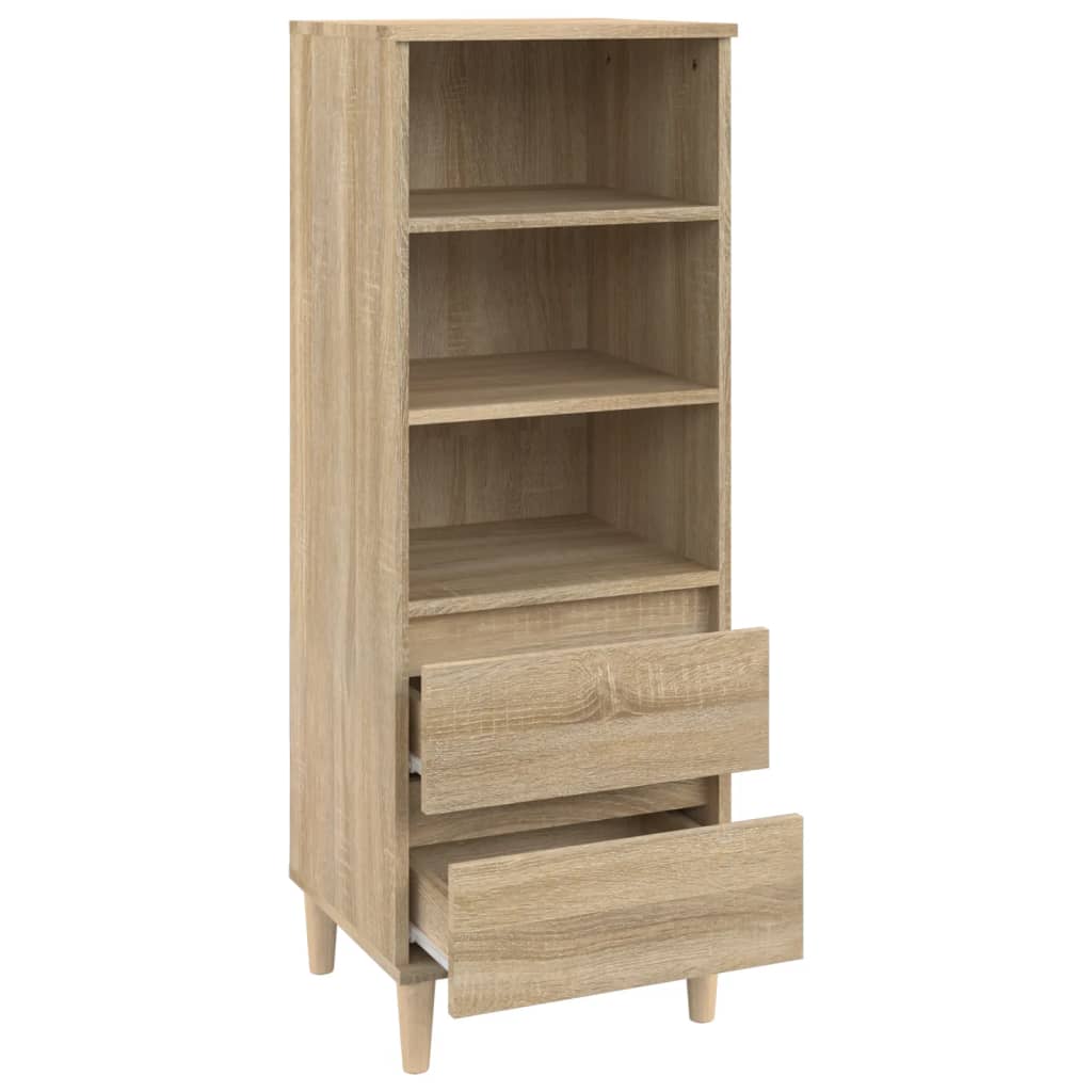 Visoka komoda hrasta sonome 40x36x110 cm od konstruiranog drva