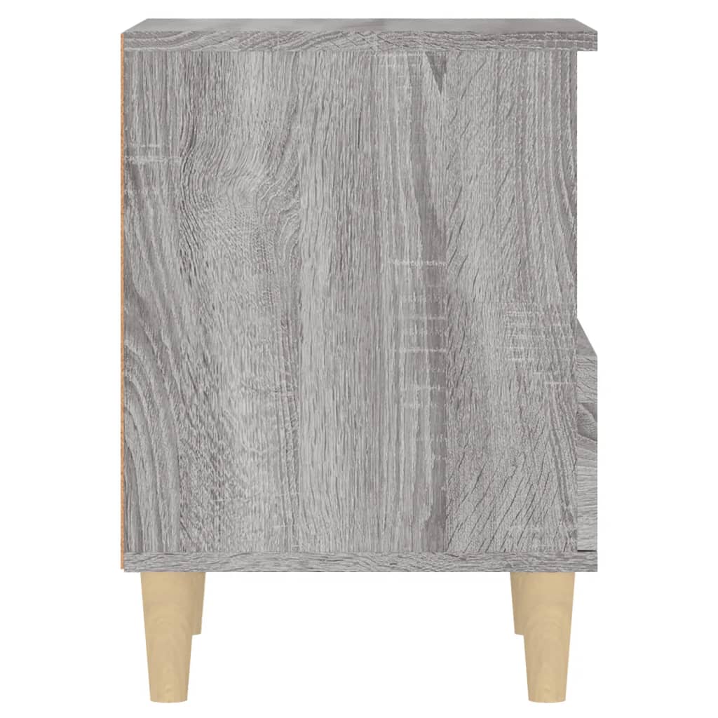 Noćni ormarići 2 kom boja dimljenog smeđi 40x35x50 cm