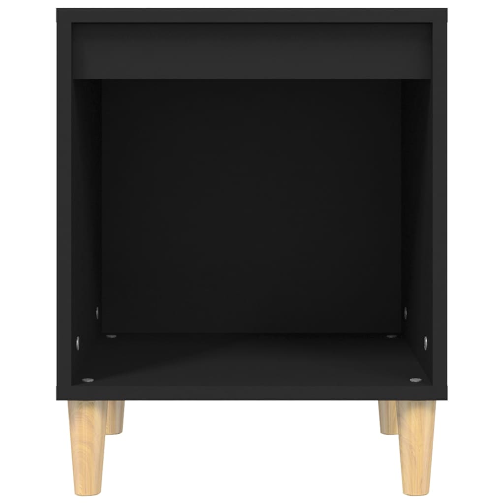 Noćni ormarići 2 kom crni 40x35x50 cm