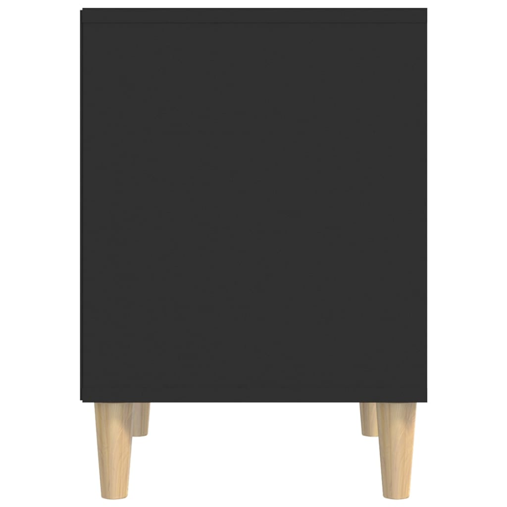 Noćni ormarići 2 kom crni 40x35x50 cm