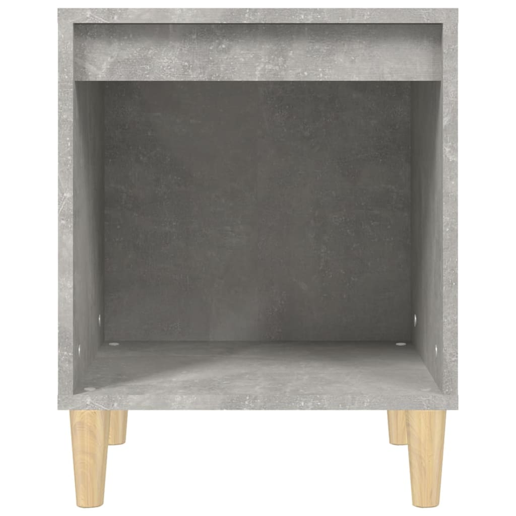 Noćni ormarići 2 kom siva boja betona 40x35x50 cm