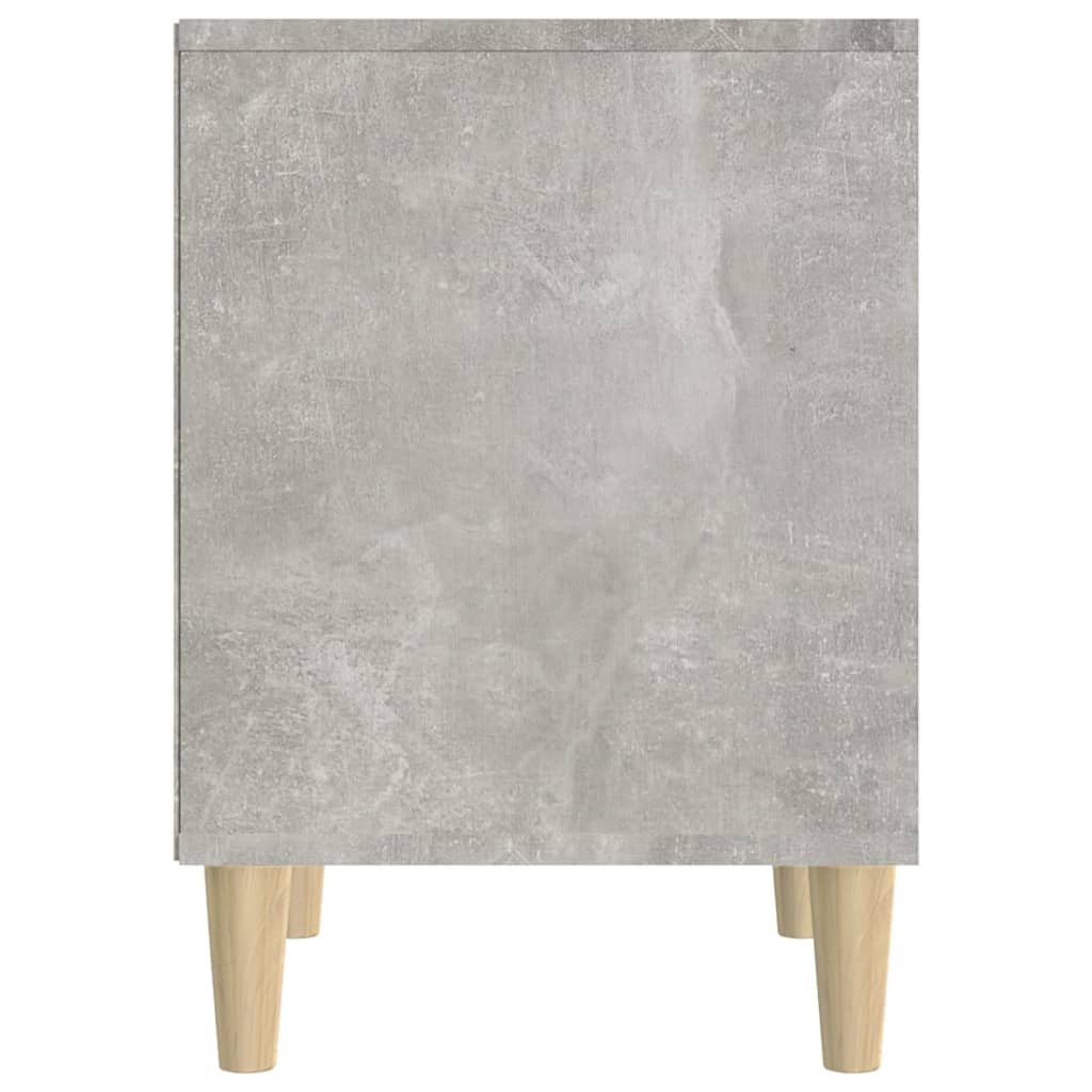 Noćni ormarići 2 kom siva boja betona 40x35x50 cm