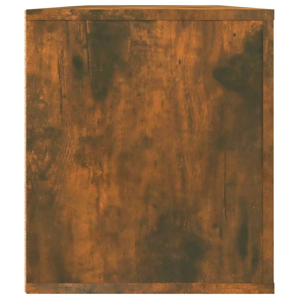 TV ormarić boja dimljenog hrasta 100x35x40 cm konstruirano drvo
