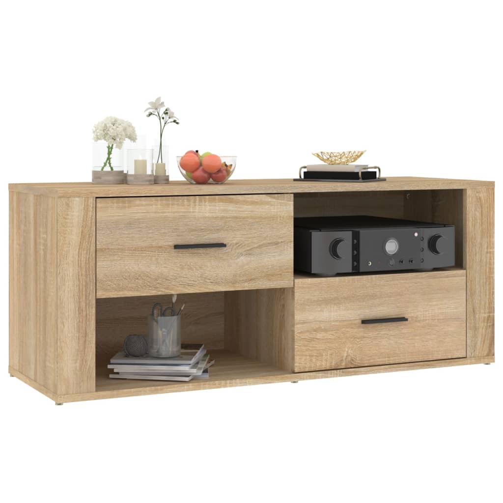 TV ormarić boja hrasta sonome 100x35x40 cm konstruirano drvo