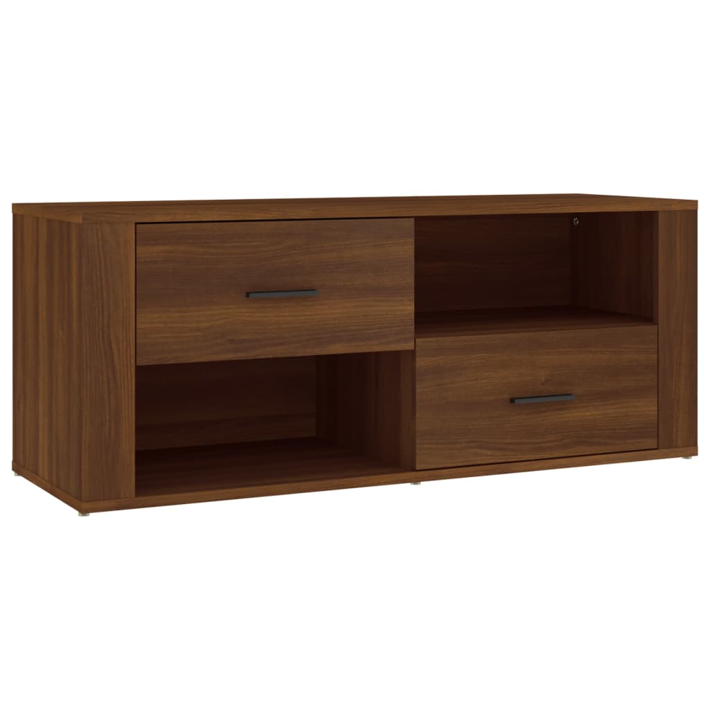TV ormarić boja smeđeg hrasta 100x35x40 cm konstruirano drvo