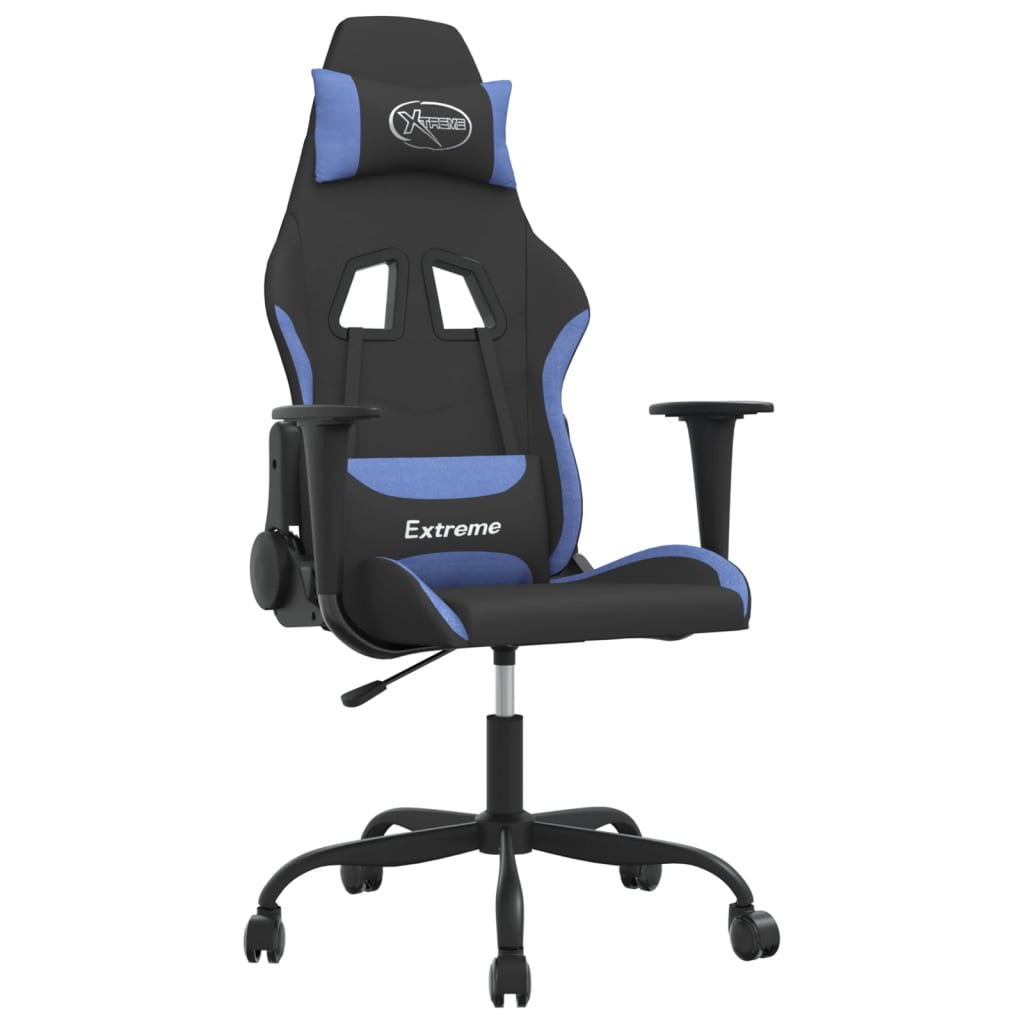 Igraća stolica crno-plava od tkanina