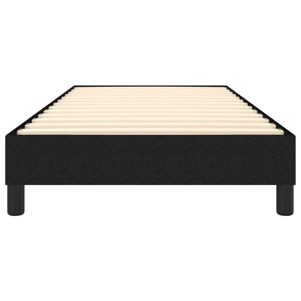 Okvir za krevet s oprugom crni 90x190cm od tkanine