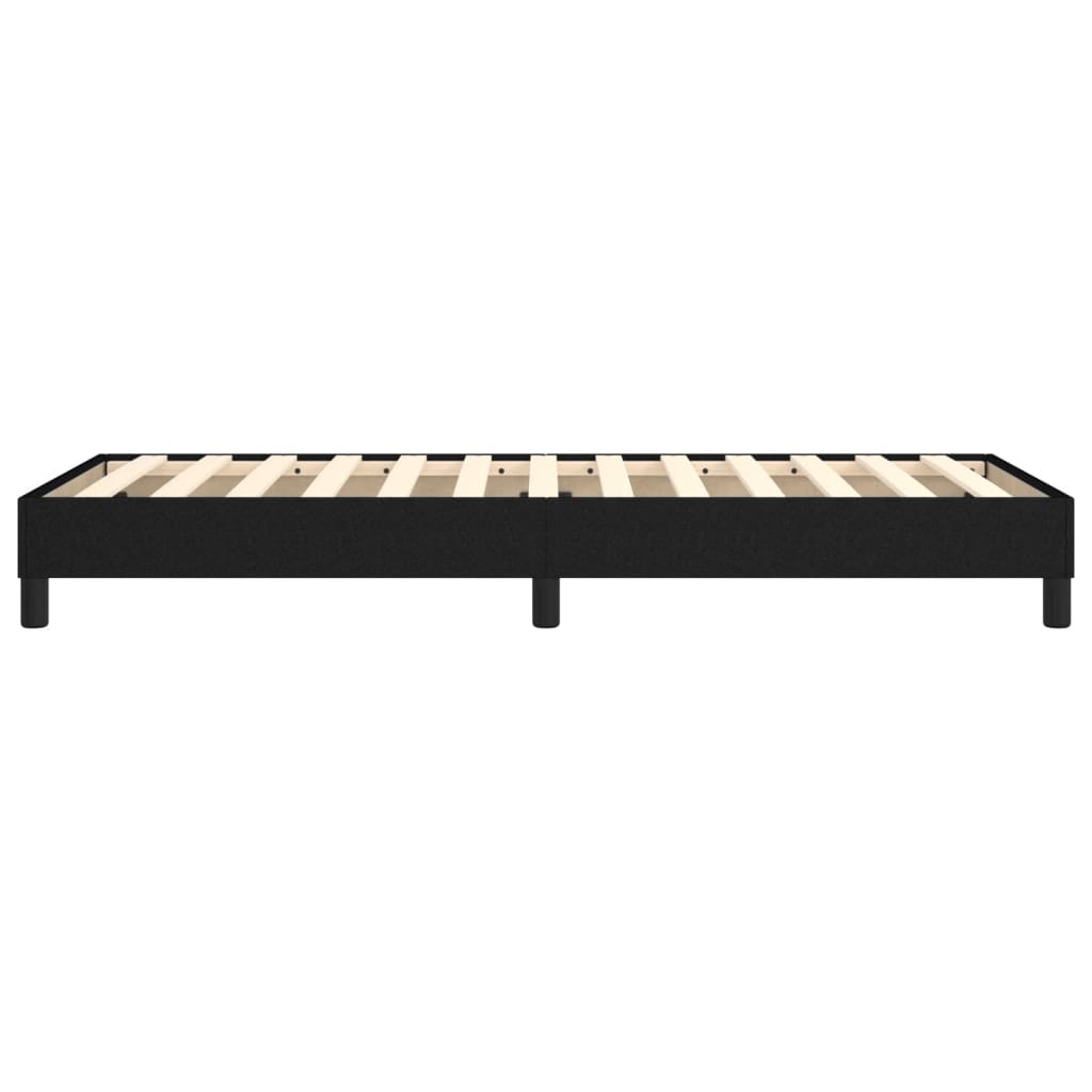 Okvir za krevet s oprugom crni 90x190cm od tkanine