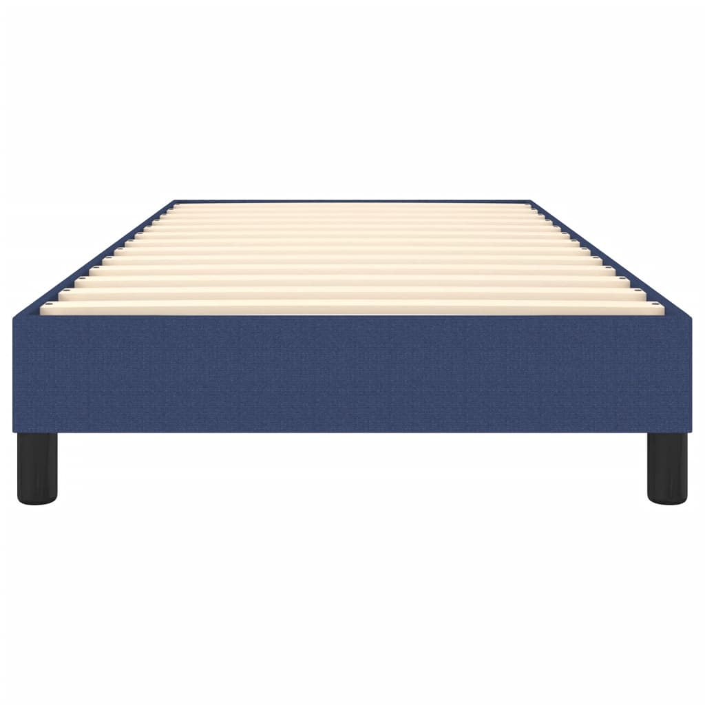 Okvir za krevet s oprugom plava 100x200cm od tkanine
