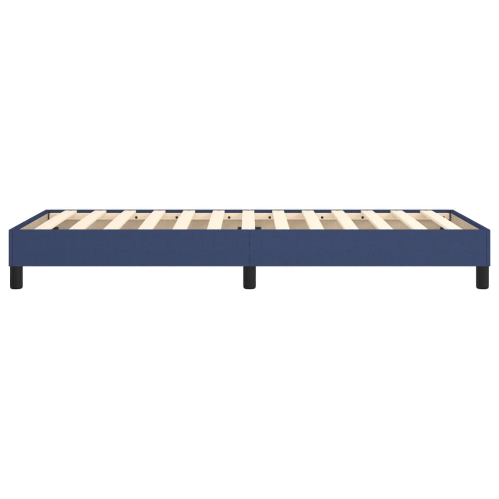 Okvir za krevet s oprugom plava 100x200cm od tkanine