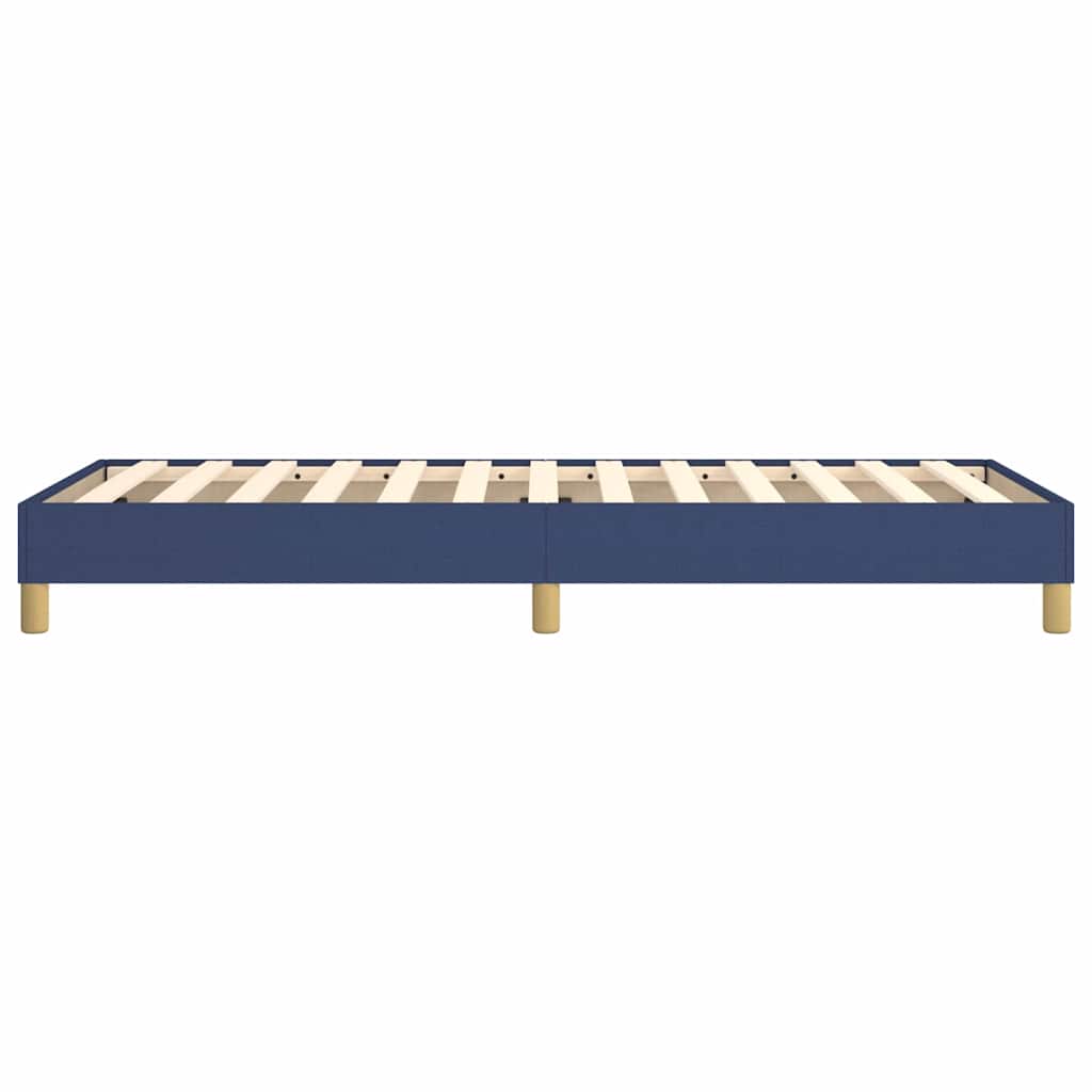 Okvir za krevet s oprugom plava 80x200cm od tkanine