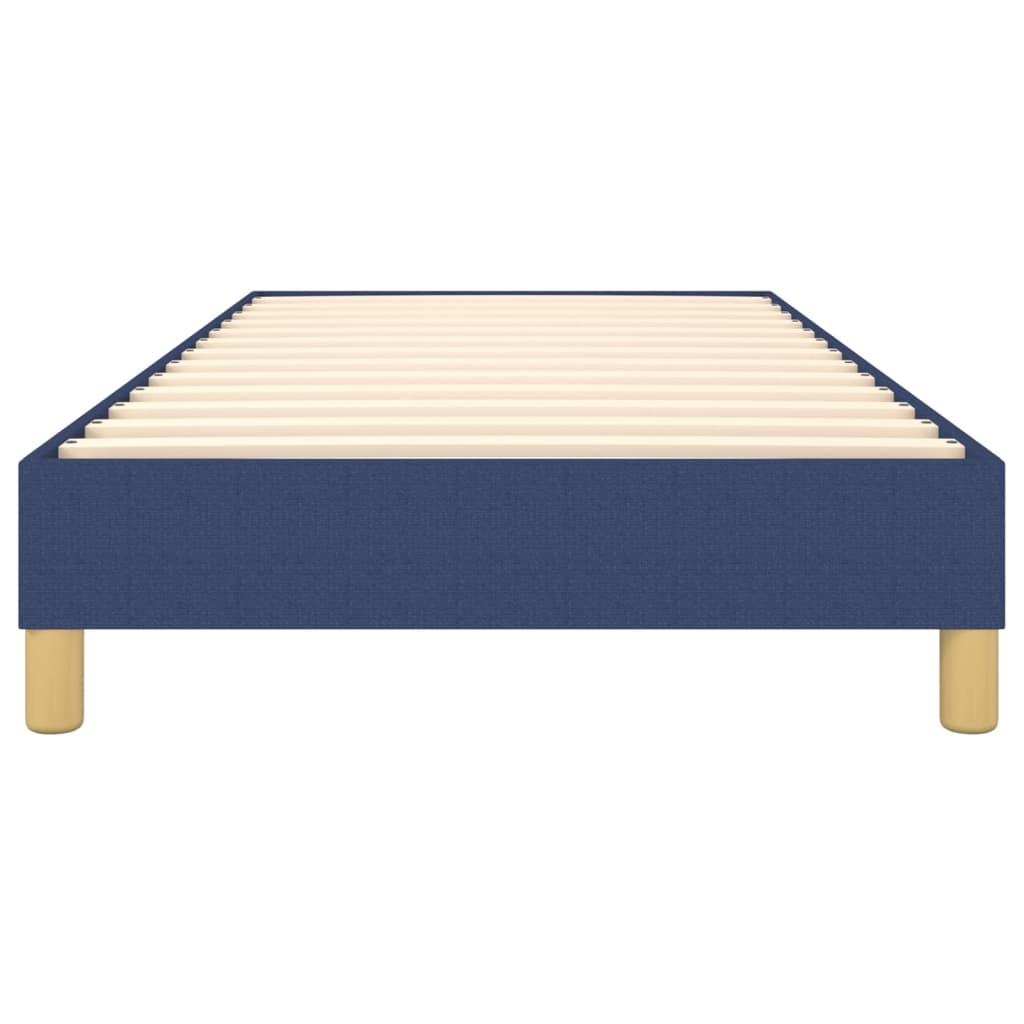Okvir za krevet s oprugom plava 100x200cm od tkanine