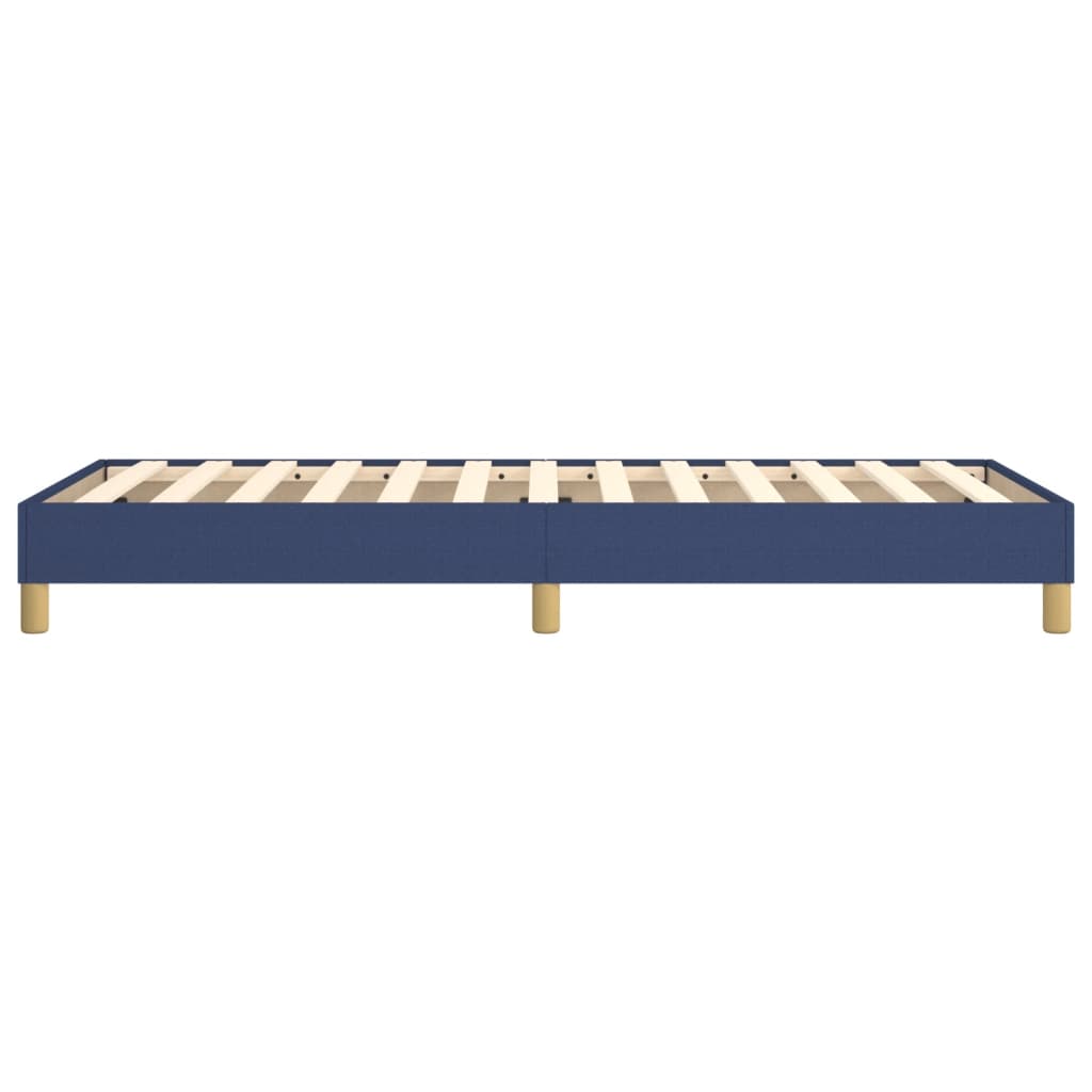 Okvir za krevet s oprugom plava 100x200cm od tkanine