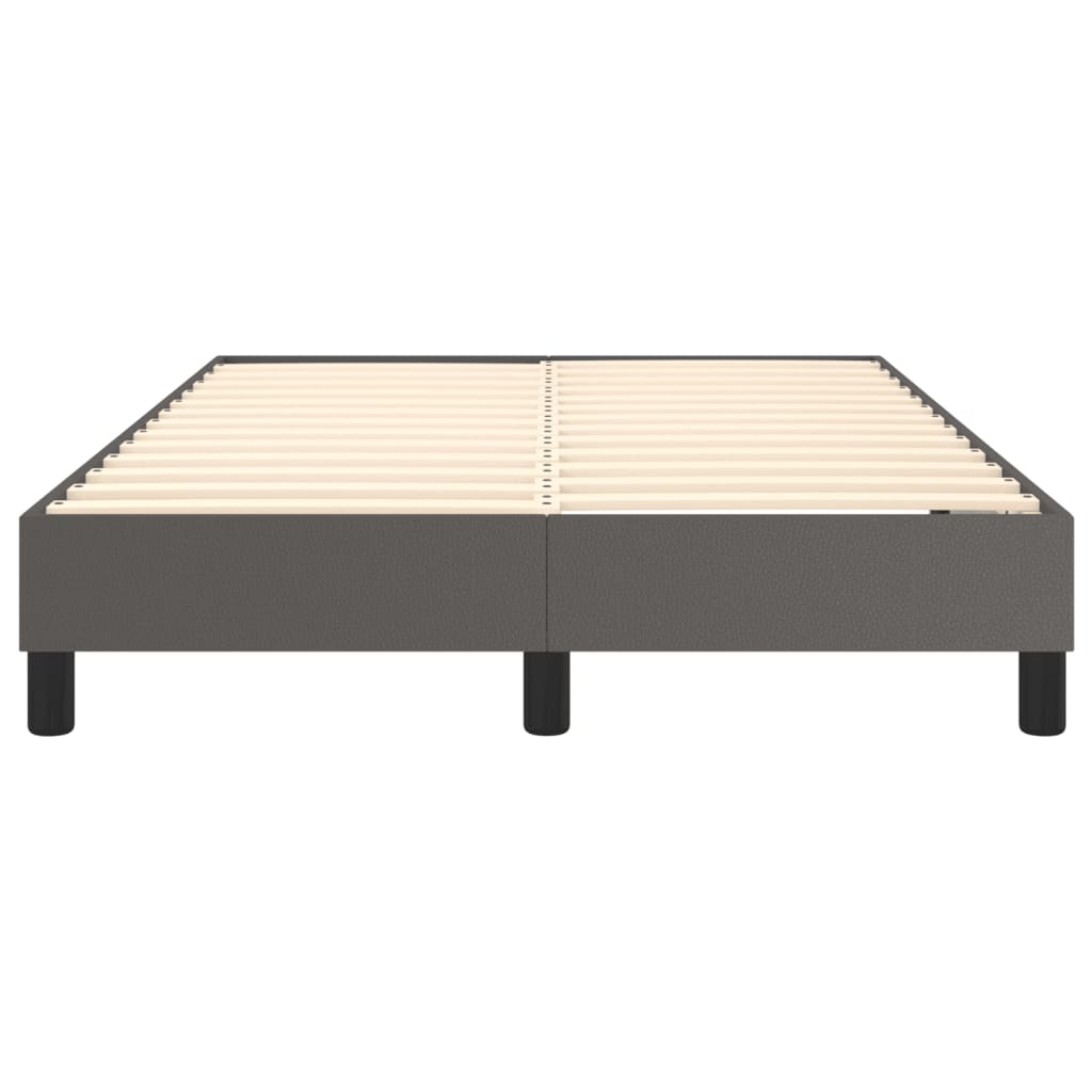 Okvir za krevet s oprugom sivi 120x200 cm od umjetne kože