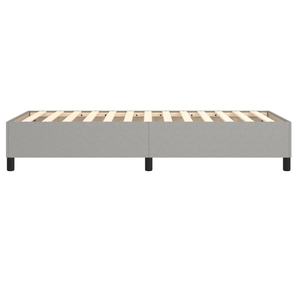 Okvir za krevet s oprugom svjetlosivi 90x200 cm od tkanine