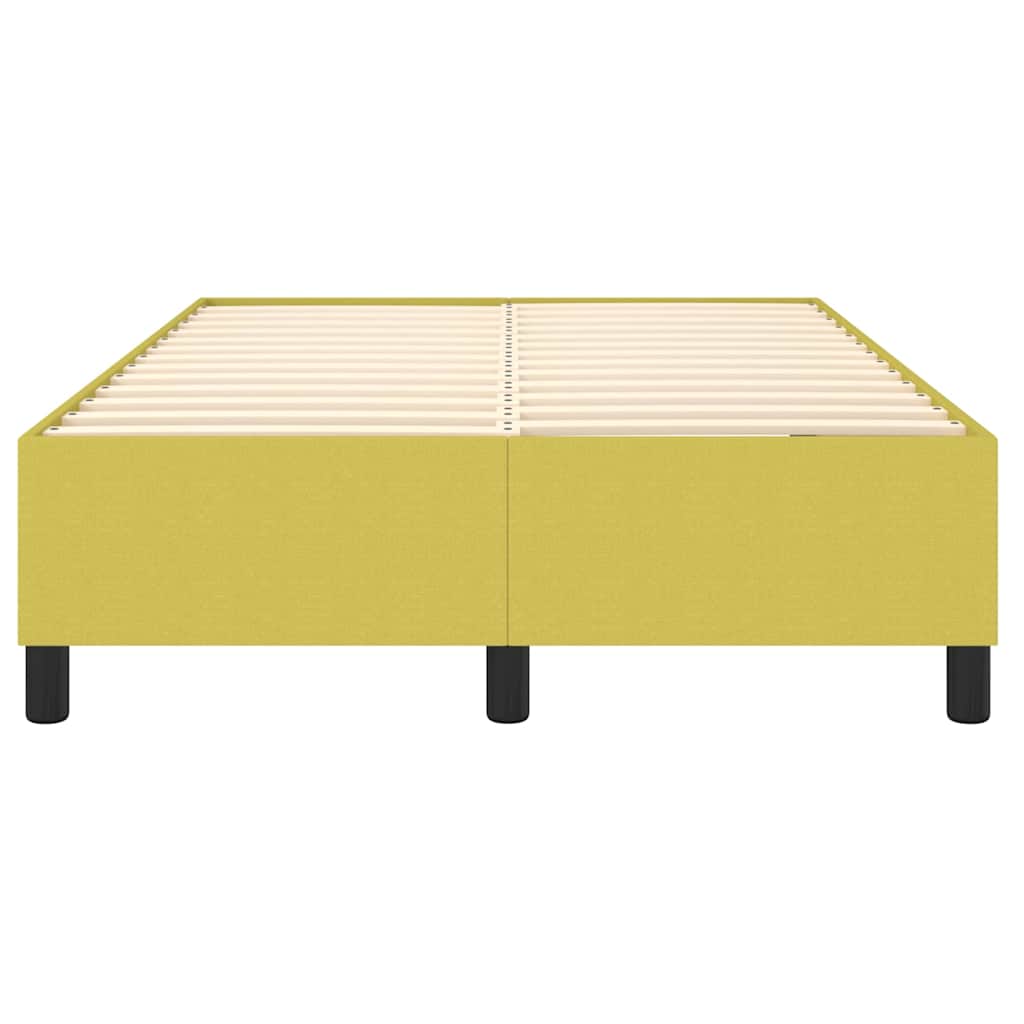 Okvir za krevet s oprugom zeleni 120 x 200 cm od tkanine