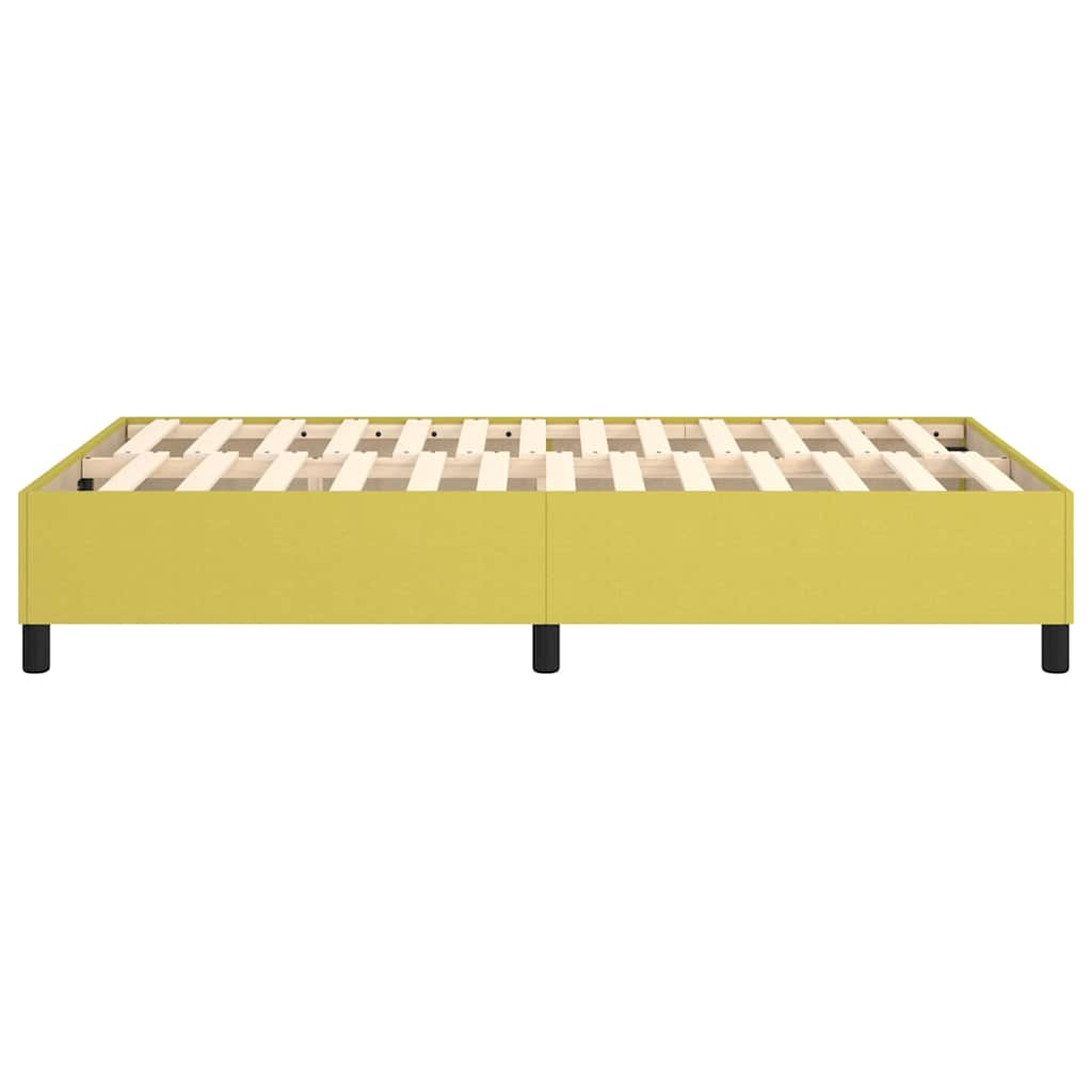 Okvir za krevet s oprugom zeleni 120 x 200 cm od tkanine