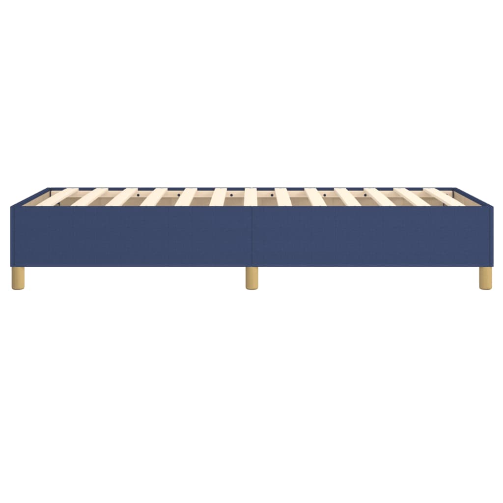 Okvir za krevet s oprugom plava 80x200cm od tkanine