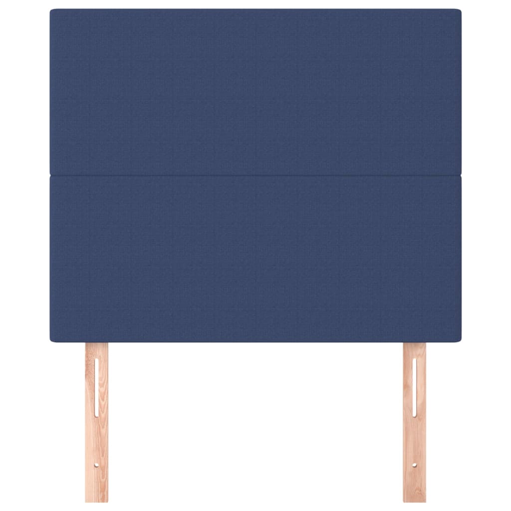 Uzglavlje plavo 80x5x118/128 cm tkanina