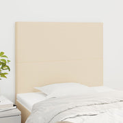 Uzglavlje krem boje 100x5x118/128 cm tkanina