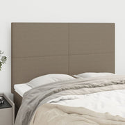 Uzglavlje boje taupe 144x5x118/128 cm tkanina
