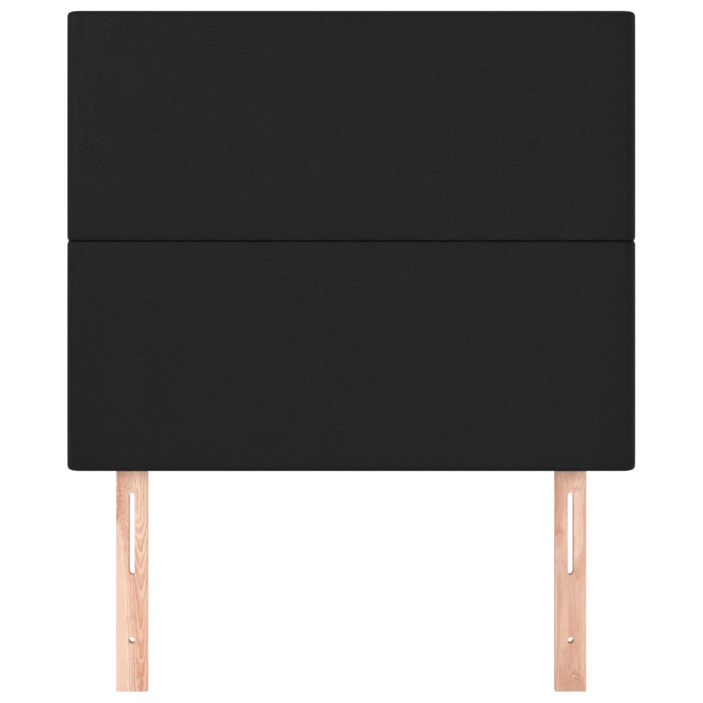 Uzglavlje crno 90x5x118/128 cm umjetna koža