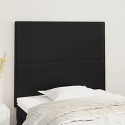 Uzglavlje crno 90x5x118/128 cm umjetna koža