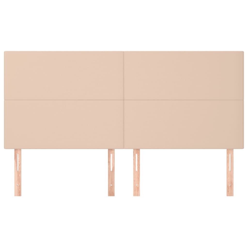 Uzglavlje Cappuccino 180x5x118/128 cm Imitacija kože