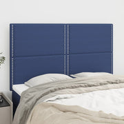 Uzglavlje plavo 144x5x118/128 cm tkanina