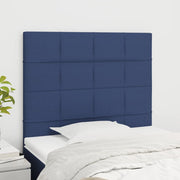 Uzglavlje plavo 80x5x118/128 cm tkanina
