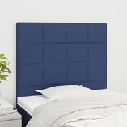 Uzglavlje plavo 90x5x118/128 cm tkanina
