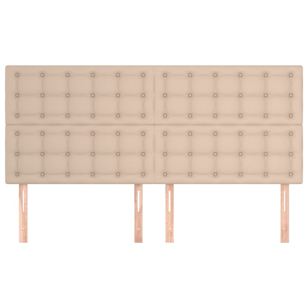 Uzglavlje Cappuccino 180x5x118/128 cm Imitacija kože